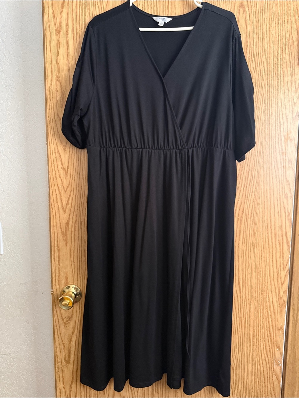 Terra and sky wrap like dress